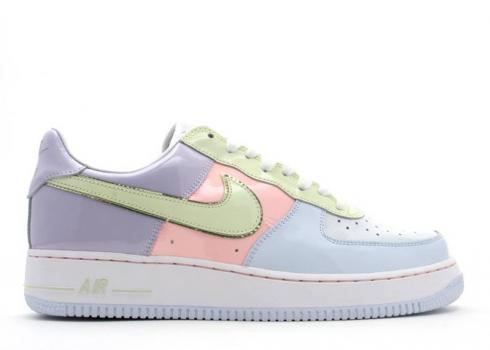 Nike Air Force 1 Egg Pink Titanium Storm Ice Lime 307334-531