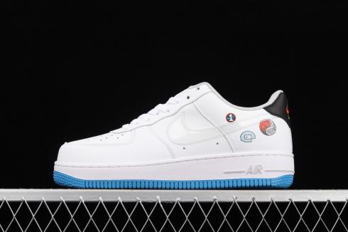 Nike Air Force 1 LV8 1 GS Happy Hoops White Multi-Color Wolf Grey DM8088-100