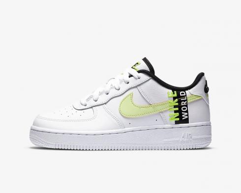 Nike Air Force 1 LV8 1 GS Worldwide Pack Branco Barely Volt CN8536-100