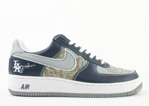 Nike Air Force 1 La 03 Mr. Cartoon Navy White Midnight Silver 312234-401