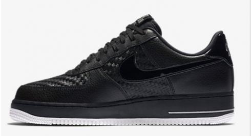 Nike Air Force 1 Low 07 LV8 Nero Woven Summit Bianco 718152-010
