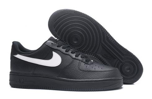 Nike Air Force 1 Low 07 Premium Leather Noir Blanc AA4083-001