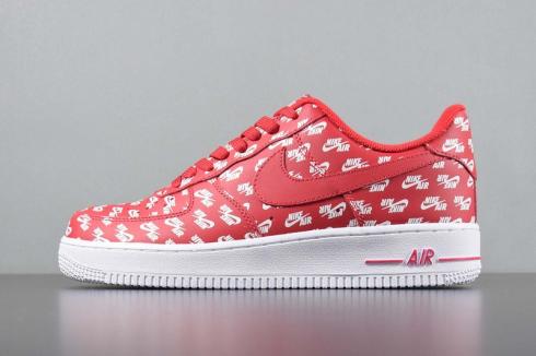 Nike Air Force 1 Low 07 QS Blanco Rojo Zapatos casuales AH8462-600