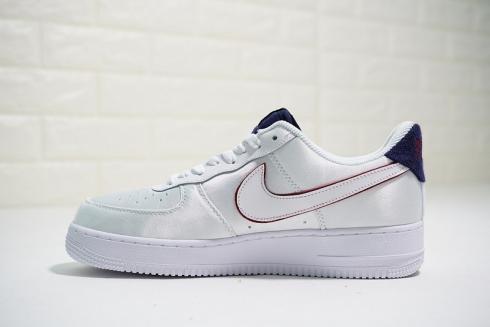 Nike Air Force 1 Low 07 SE Wit Blauw Rood AA0287-103