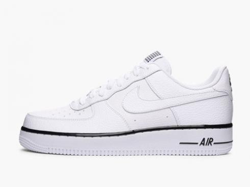 Nike Air Force 1 Low 07 Hvid Sort Sneaker 488298-160