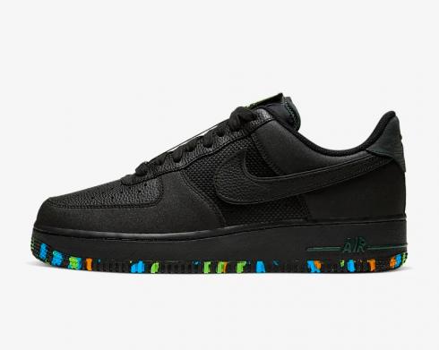 Nike Air Force 1 Low ALL FOR 1 NYC Parks Negro Acción Verde Evergreen CT1518-001