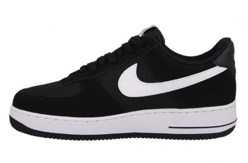 Nike Air Force 1 Low Noir Blanc Hommes Chaussures Baskets 820266-012