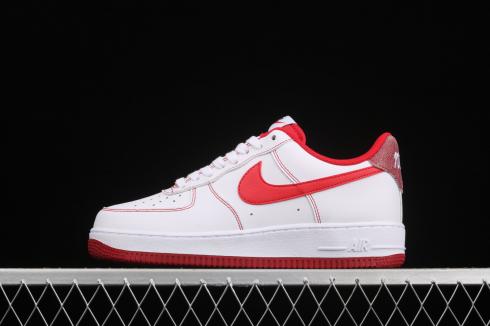 Nike Air Force 1 Low First Use White Red Shoes DA8478-101