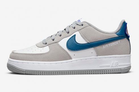 Nike Air Force 1 Low GS Athletic Club Wit Grijs Blauw DH9597-001