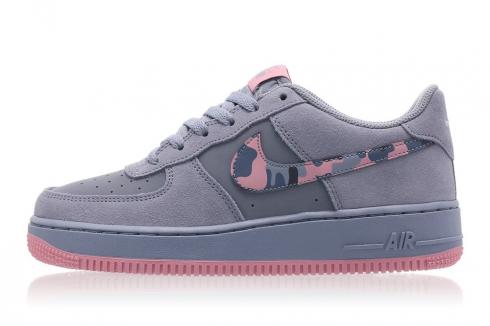 Γυναικεία παπούτσια για τρέξιμο Nike Air Force 1 Low GS Grey Pink 596728-408