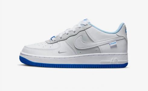 *<s>Buy </s>Nike Air Force 1 Low GS White Grey Blue FB1844-111<s>,shoes,sneakers.</s>