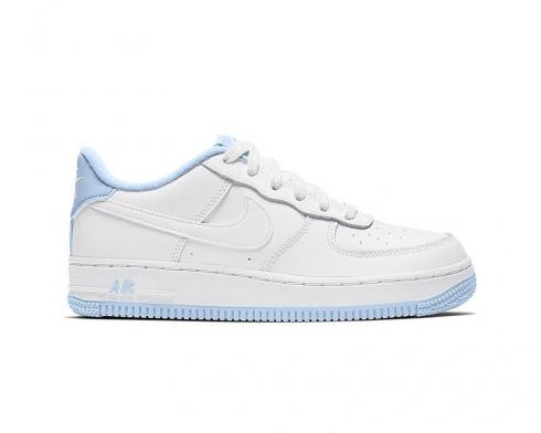 air force 1 gs white hydrogen blue
