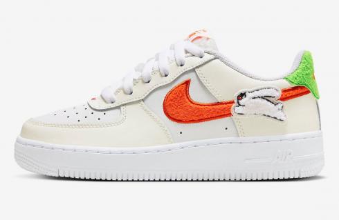 Nike Air Force 1 Low GS Year of the Rabbit Trắng Cam Đỏ FD9912-181