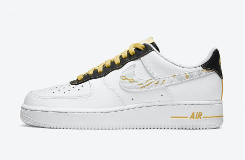 Nike Air Force 1 Low Gold Link Reflective Zebra Print DH5284-100