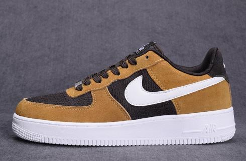 *<s>Buy </s>Nike Air Force 1 Low Golden Tan White Velvet Brown 488298-207<s>,shoes,sneakers.</s>