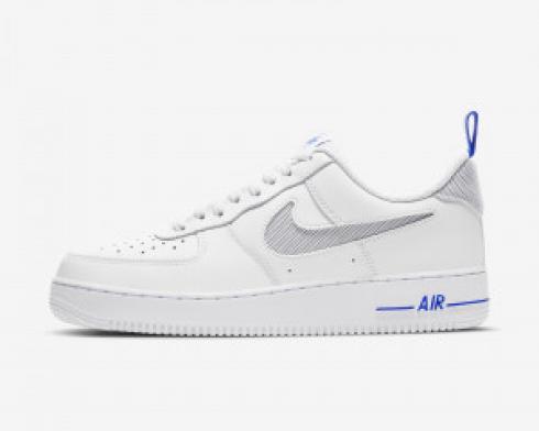 Nike Air Force 1 Low Grey Volt Wit Blauw DC1429-100