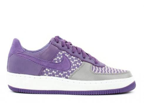 Nike Air Force 1 Low Io Premium Tak Terkalahkan Blue Charcoal Purple Light Harbor Varsity 313213-551