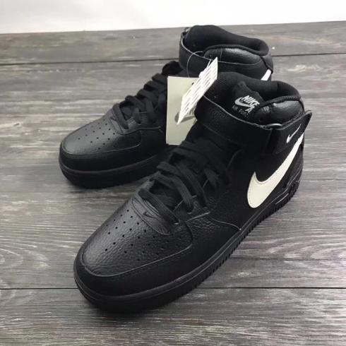 Nike Air Force 1 Low Lifestyle Shoes Black White ใหม่