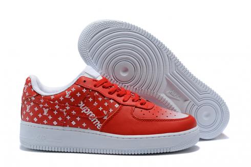 Sepatu Gaya Hidup Rendah Nike Air Force 1 Cina Merah Putih