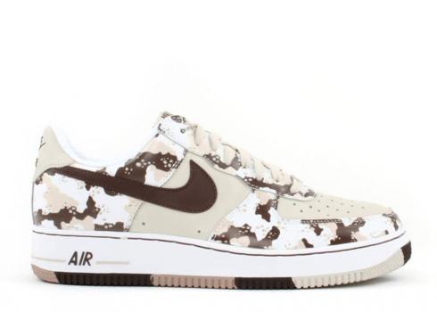Nike Air Force 1 Low Light White Chocolate Bone Birch 313641-221