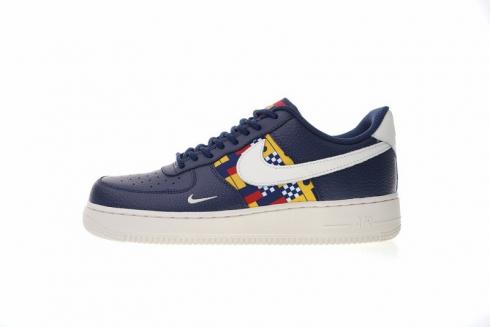 Nike Air Force 1 Low Nautical Redux Midnight Navy Sail Gym Red University Gold AR5394-400