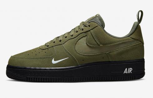 Nike Air Force 1 Low Olive Suede Negro DZ45140-300