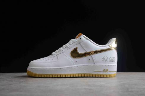 Nike Air Force 1 Low Players Blanco Metálico Oro 315092-171
