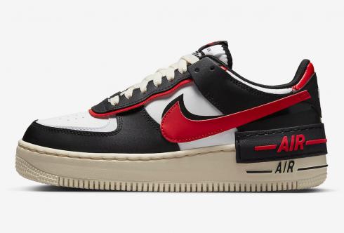 Nike Air Force 1 Low Shadow Summit Wit Universiteitsrood Zwart DR7883-102