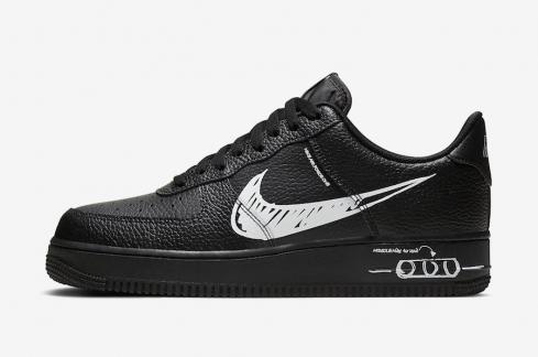 Nike Air Force 1 Low Sketch Noir Blanc Chaussures CW7581-001