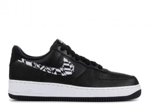 Nike Air Force 1 Low Tiger Camo Black White AQ4131-001