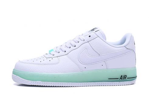 παπούτσια Nike Air Force 1 Low Upstep Jelly White Black Green Casual 596728 030