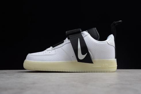 Nike Air Force 1 Low Utility QS White Black Glow N Dark AV6247-100