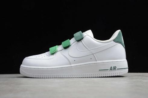 Туфли Nike Air Force 1 Low Velcro White Green 898866-006