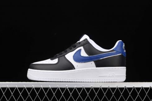 Nike Air Force 1 Low Wit Zwart Koningsblauw 715889-204