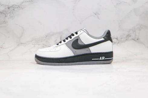 Nike Air Force 1 Low White Dark Grey Black Shoes 553689-609