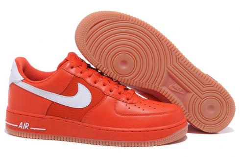 Nike Air Force 1 Low 白色 Team Orange 488298-207