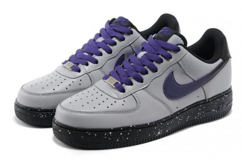 повседневные туфли Nike Air Force 1 Low Wolf Grey Court Purple 488298-060