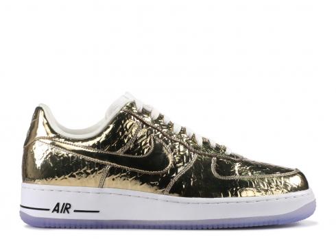 Nike Air Force 1 Precious Metal White Clear Gold 812297-701