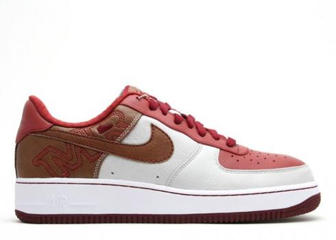 Nike Air Force 1 Premium 07 Terra Cotta Team White Pinenut Red 315180-121