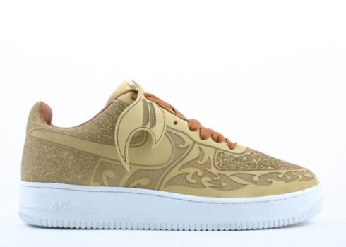 Nike Air Force 1 Premium By Mark Smith Cashmere Tan White British 308423-771
