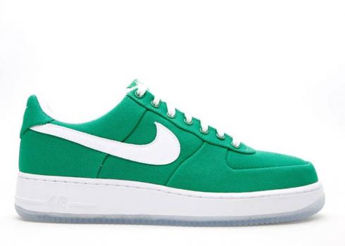 Nike Air Force 1 Premium Canvas White Green Luck 324760-311