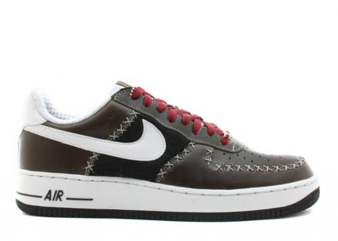 Nike Air Force 1 Premium Ut Ny Cubans Charcoal Light Grey Neutral Black Team Red 313461-001