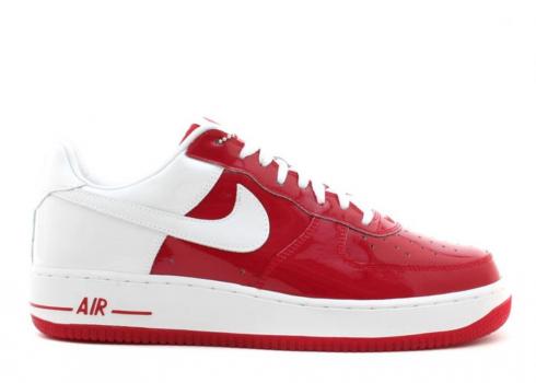 Nike Air Force 1 Premium 情人節白色校隊紅色 312945-111