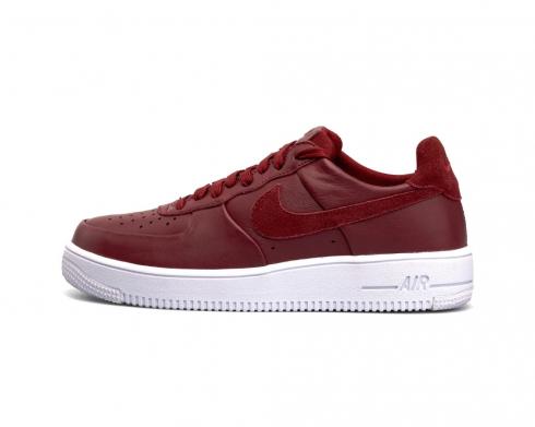 Nike Air Force 1 Ultraforce Trainers In Red White Womens Shoes 845052-600