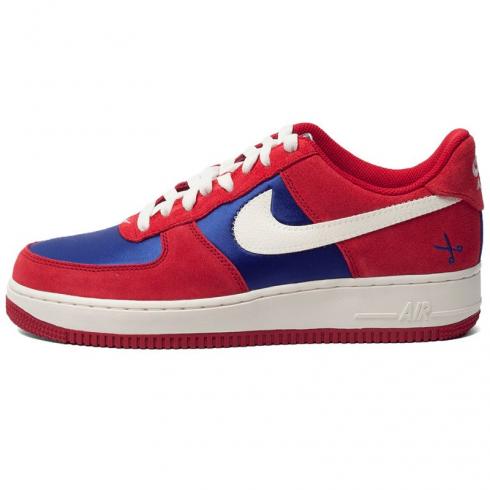 Nike Air Force 1 White Gym Red รองเท้าวิ่งสีน้ำเงินเข้ม 488298-626