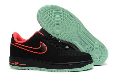 Nike Air Force 1 Yeezy Noir Laser Crimson Arctic Green 488298-048