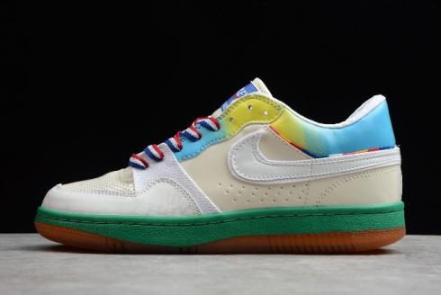 Nike Court Force Premium White Lucid Green Laser Blue 314428 112