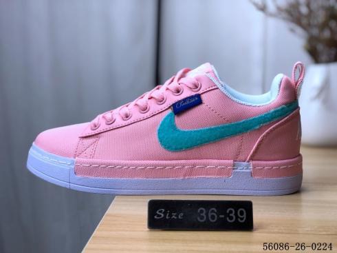Nike Lunar AIR Force 1 Duckboot Low Pink Blue White 805886-006