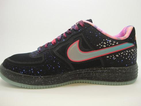 Nike Lunar Force 1 Fuse Prm Quickstrike Area 72 Reflect Black Silver 596727-001