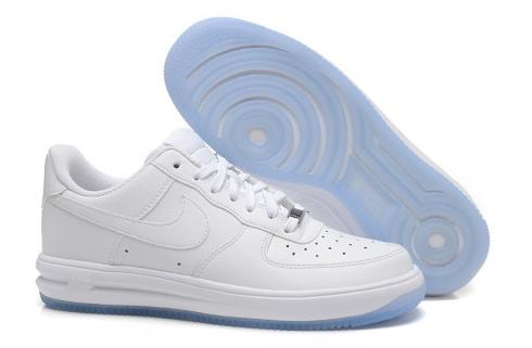 Nike Lunar Force 1 Blanc Ice Bleu Chaussures Casual 654256-100